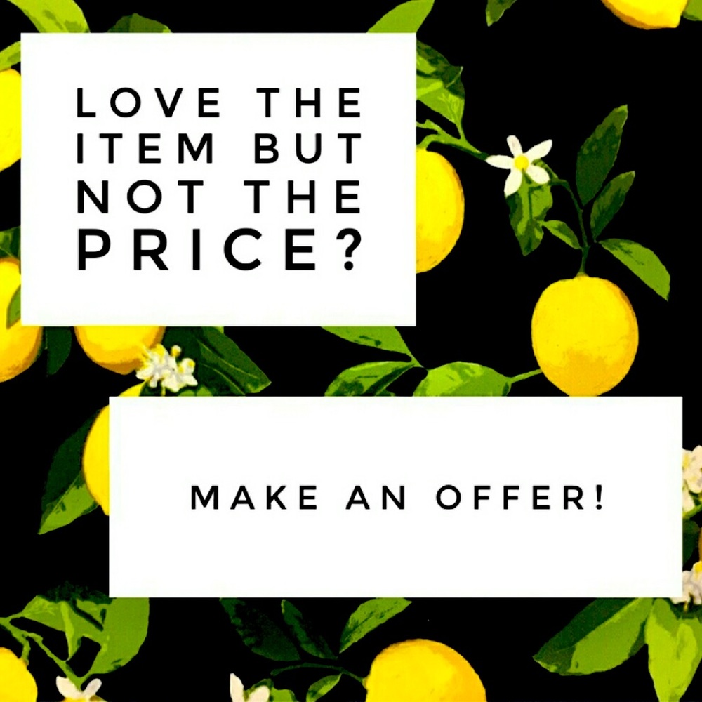 I accept reasonable offers!!